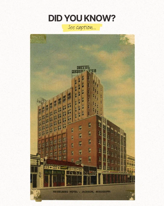 Did you know? See Caption.
Imaged is an artistic representation of a now torn down building - Hotel Heidelberg.