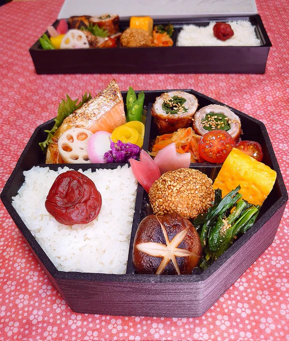 息子休日出勤弁当です
ついでにもう一個🍱🥃✨