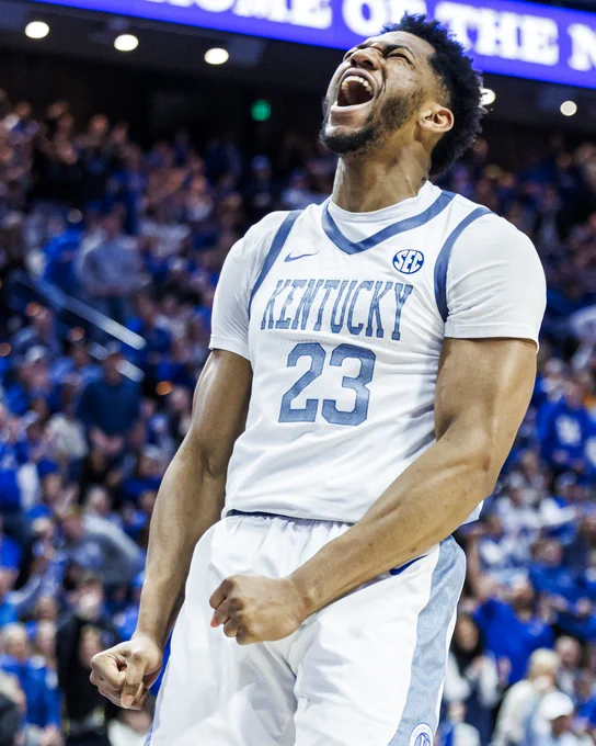 Mo Dioubate yelling. 