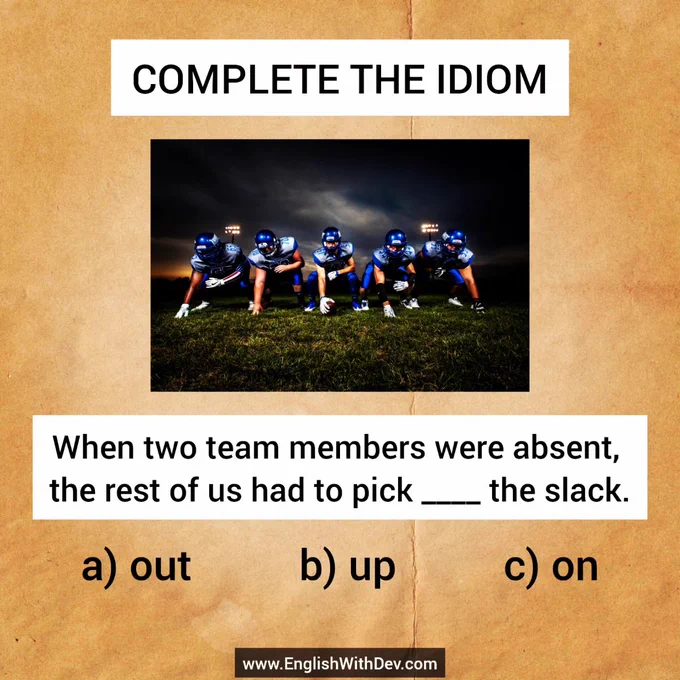 Idiom Quiz 