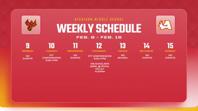 AMS Weekly Schedule