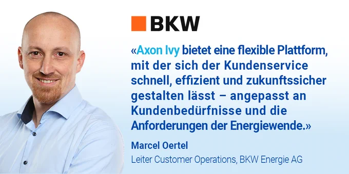 Moderne Kundenservicelösung für den Kundendienst der BKW - FROX Kundenprojekt