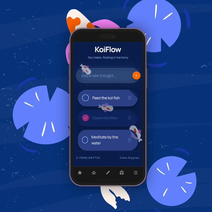 Koi illustration by Anna Magenta