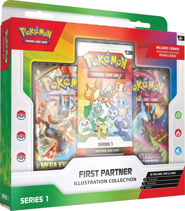 Pokemon TCG 30th Anniversary First Partner Illustration Collection