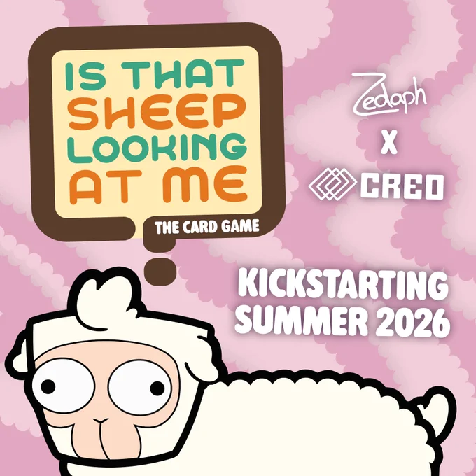 Is That Sheep Looking At Me? The Card Game! Kickstarting Summer 2026! By Zedaph & CreoCards