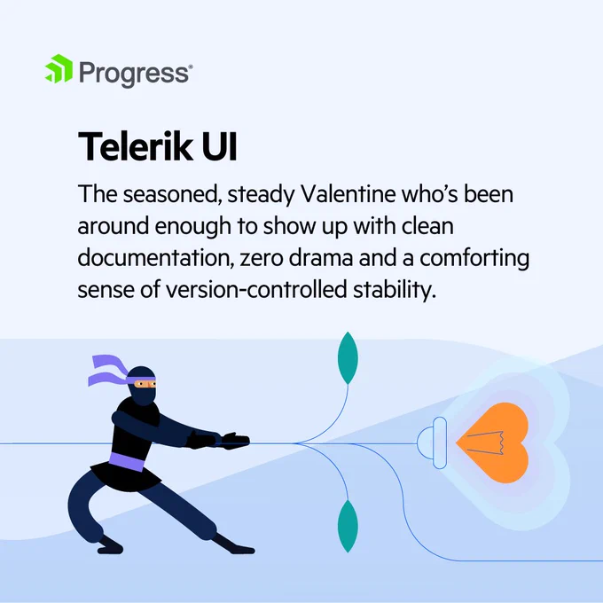 Valentine's Day Card: Telerik UI