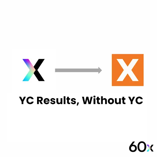 60x: YC results, without YC 