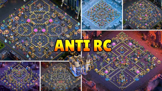 10  TH18 Anti-RC Walk Base Layouts to Defend Latest - Clash of Clans Feb 2026 Meta