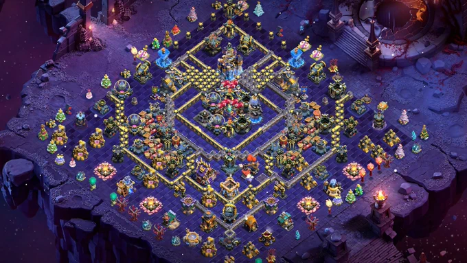 Base 3 : RC Walk Defense: 2x Invis   Deadzones - Clash of Clans Feb 2026 Meta