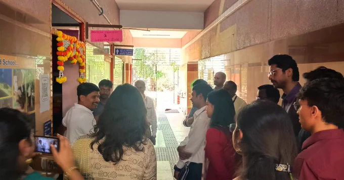 The IAS Officer Trainees of 2025 Batch and Child Development Project Officers (CDPOs) visited 'NIEPMD (D) - Deafblind Experience Zone' as part of Study Tour 2026.
