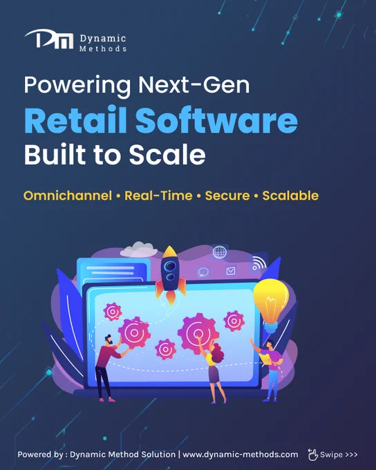 Retail is evolving fast. Is your technology keeping up? 🚀
At Dynamic Method Solution, we build Retail Software that powers true digital transformation from omnichannel commerce and real-time inventory to secure, scalable cloud-native architecture.
✅ Ecommerce & headless commerce
✅ POS & ERP integrations
✅ Real-time inventory orchestration
✅ Secure payment & checkout systems
✅ Enterprise-grade backend engineering
The result?
📦 Fewer stock mismatches
⚡ Faster checkout experiences
📈 Higher conversions & retention
🔄 Operational efficiency at scale
