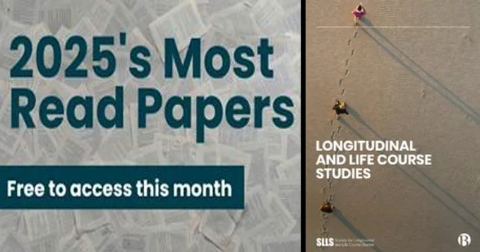 2025’s Most Read Papers Free to access this month and cover of longitudinal and Life Course Studies journal