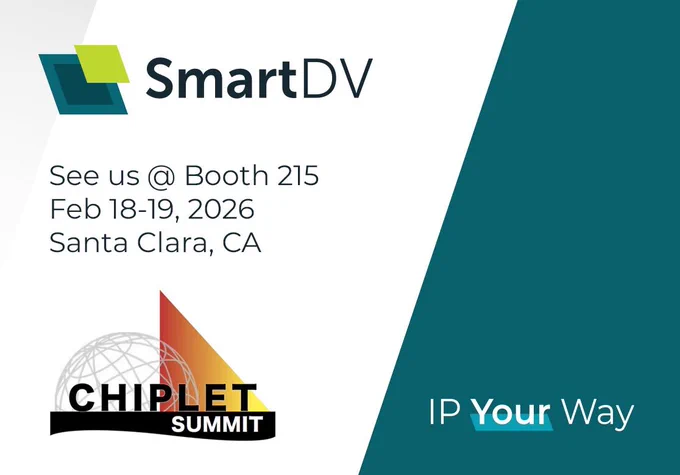 See SmartDV at Chiplet Summit 2026