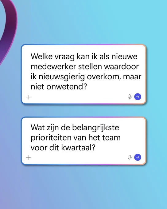 Welke vraag kan ik als nieuwe medewerker stellen waardoor ik nieuwsgierig overkom maar niet ontwetend?\nWat zijn de belangrijkste prioriteiten van het team voor dit kwartaal?\n