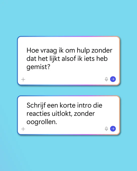 Hoe vraag ik om hulp zonder dat het lijkt alsof ik iets heb gemist?\nSchrijf een korte intro die reacties uitlokt, zonder oogrollen.