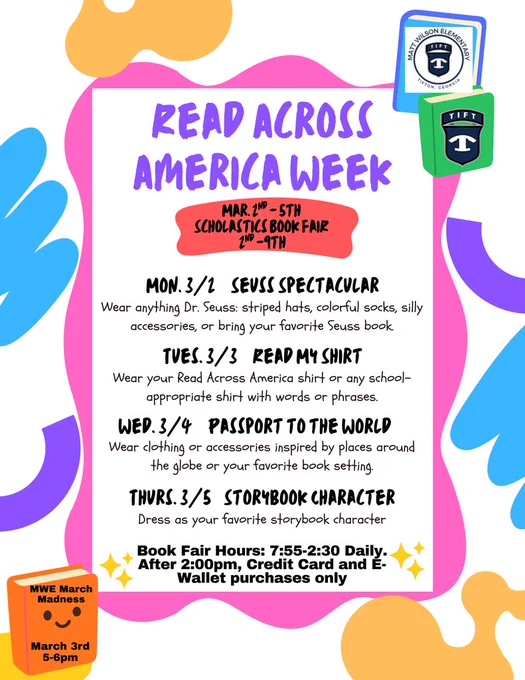 RAAW Flyer/Book Fair/March Madness