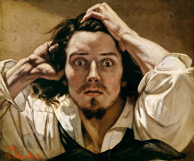 Inspired on an average academic dealing with university administration to get a form properly filled, oil on canvas, 1845. Doctoral students often resort to paracetamol, and more senior researchers, to omeoprazol.