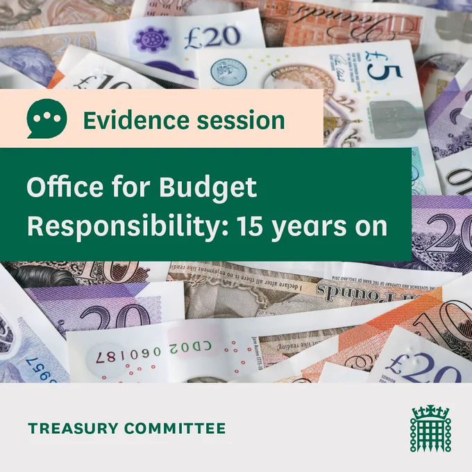 Evidence session. Office for Budget Responsibility: 15 years on. Treasury Committee