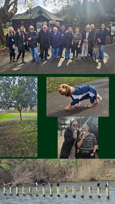 A collage of photographs including business owners, nature and ice cream from the February CRS Editorial Leeds netwalk. 