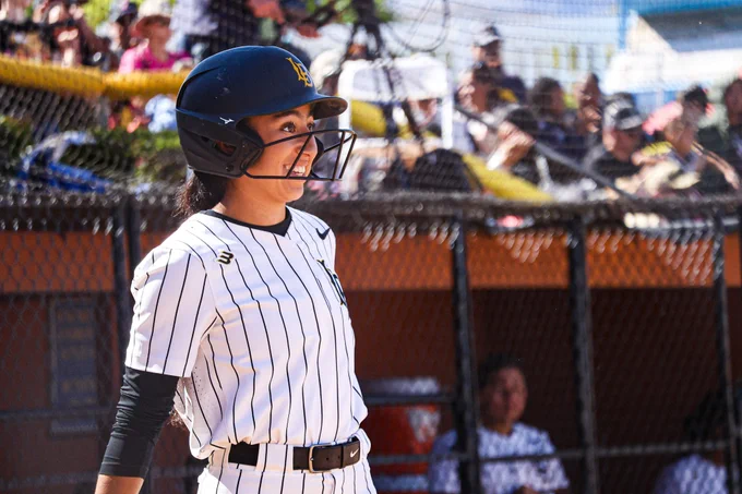 A LBSU player with a wide grin