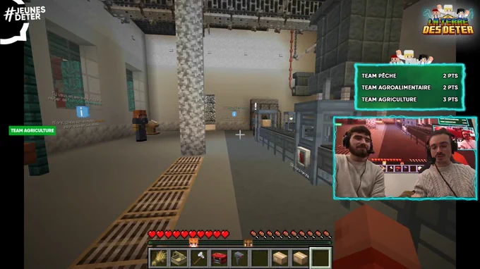 Capture d'écran du live de TheGuill84 lors du salon de l'agriculture, en direct de la plateforme de streaming Twitch