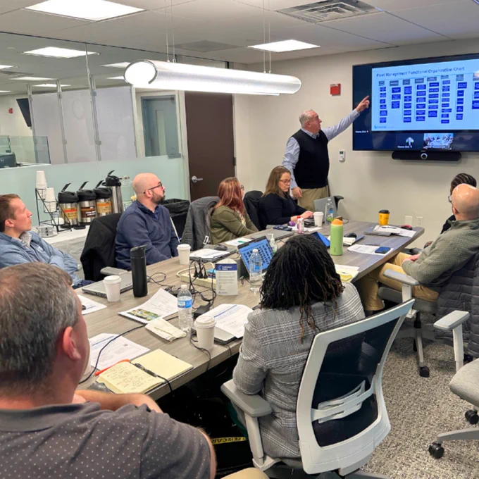 Supply Chain group working hard during their 2026 Summit.