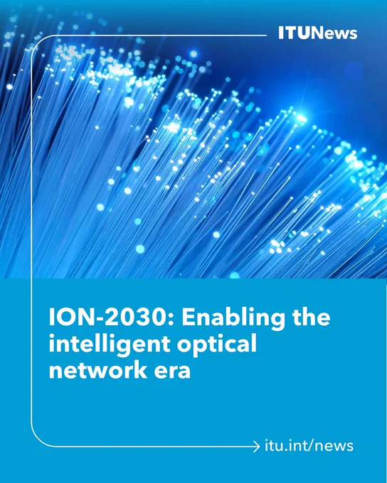 Visual of the latest blog "ION-2030: Enabling the intelligent optical network era"