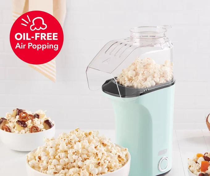 Small in size, big on fun. Popcorn makers are perfect for movie parties at home. Quick popping, easy cleanup, and just the right batch for everyone on the couch! 