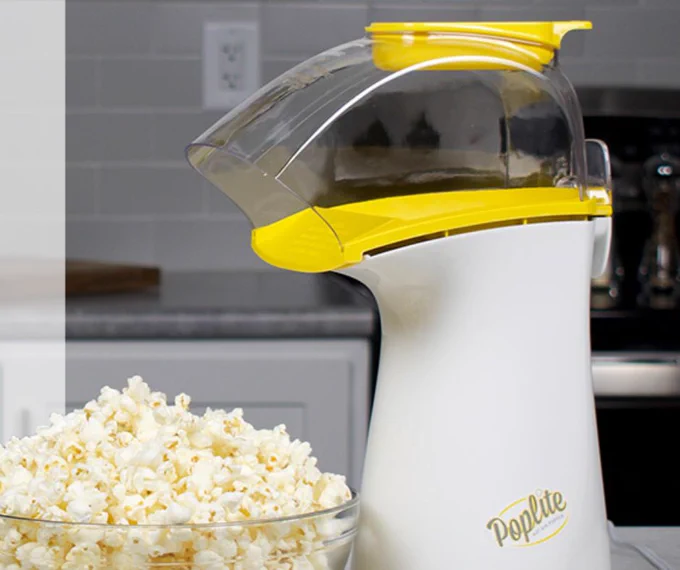 Small in size, big on fun. Popcorn makers are perfect for movie parties at home. Quick popping, easy cleanup, and just the right batch for everyone on the couch! 
