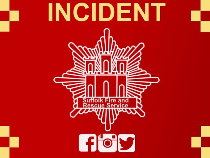 suffolk fire and rescue logo with the word 'incident'