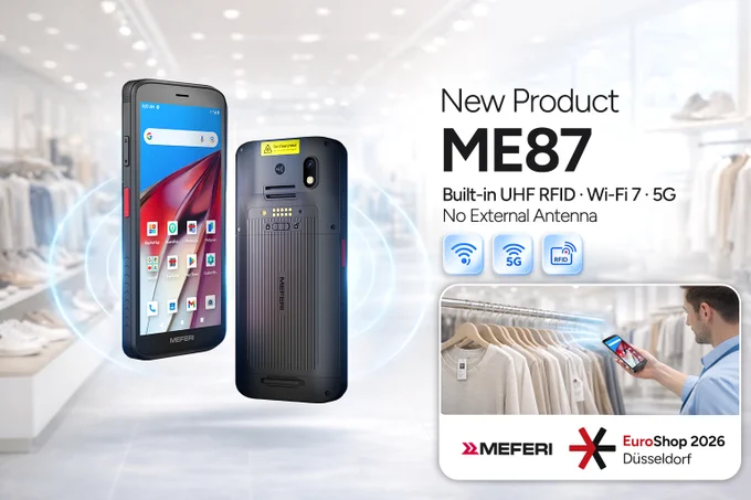 EUROSHOP 2026: NEW ME87 UHF RFID PDA
