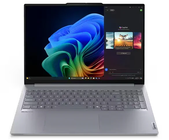 The new Lenovo ThinkBook Plus Gen 7, a Copilot  PC featuring a high-resolution 14-inch OLED display and a premium metallic finish