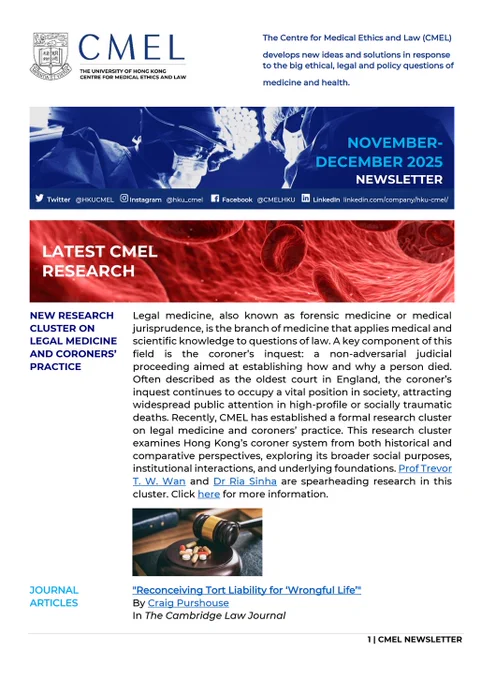 Page 1 of the newsletter