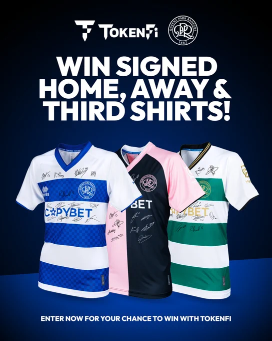 Win signed home, away & third shirts!