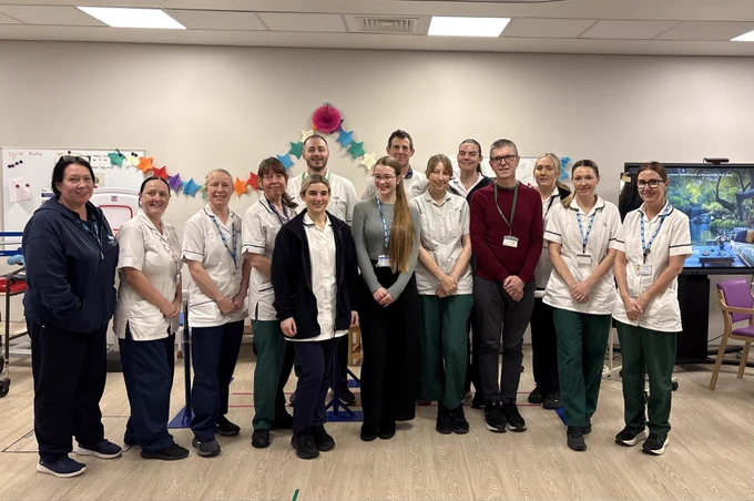 Stroke therapy team photo.