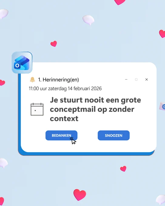 Je stuurt nooit een grote conceptmail op zonder context