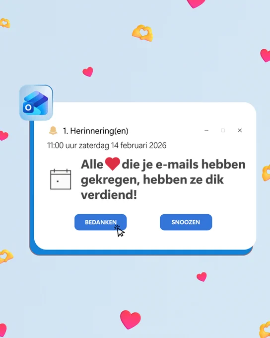 Alle hartjes die je e-mails hebben gekregen, hebben ze dik verdiend!