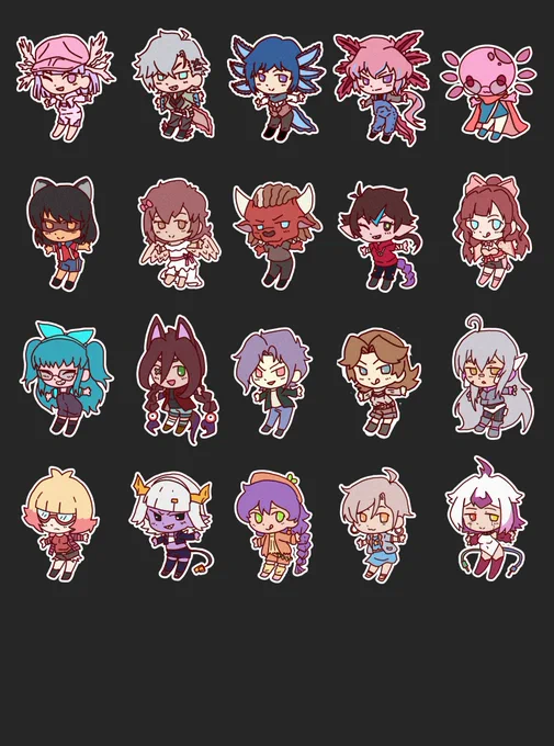 Jess, Axel, Adri, Mortex, Calabacin
Akko, Bela, ToroLoko, JustRoyal, Mariiuvu
xBenicarX,  Alexia, Bleuzunix, ReBakedPotato, Saori Cherry
BeckCartoons, Batkomori, Nouconcept, Jmestrellita, Yuuri Himura