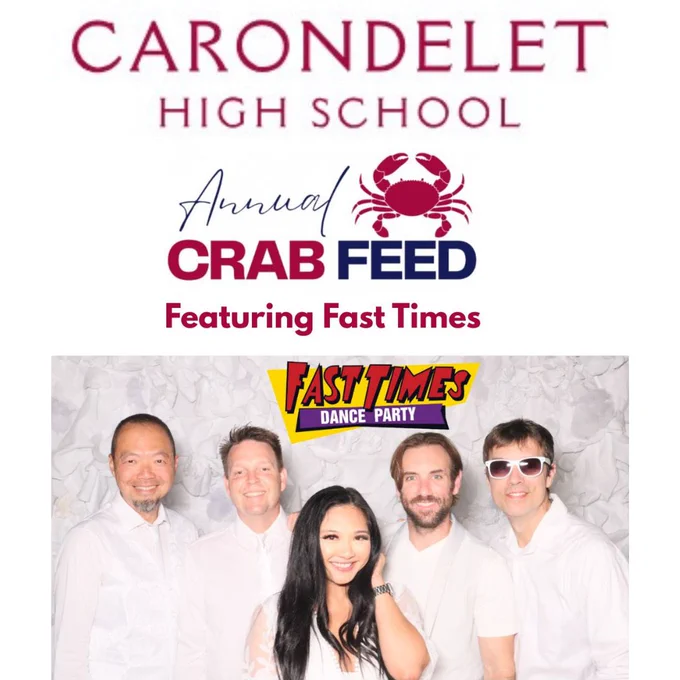 Fast Times will be Rocking & Fundraising at Carondelet's Crab Feed Fundraiser in Concord, CA. on Sat. Feb 21 from 6–10pm We would love to see you there.
For Info: https://fasttimesrocks.com/
Fast Times Links:
http://www.fasttimesrocks.com/
http://www.facebook.com/FastTimesRocks
https://www.instagram.com/fasttimesrocks/
http://twitter.com/fasttimes80s
http://www.youtube.com/fasttimes80s
http://www.linkedin.com/company/fast-times
https://www.threads.net/@fasttimesrocks
https://bsky.app/profile/fasttimesrocks.bsky.social
http://www.fasttimes80s.com/

#FastTimes #FastTimes80s #FastTimesBand #FastTimesRocks #FastTimesDanceParty #FastTimesLive
