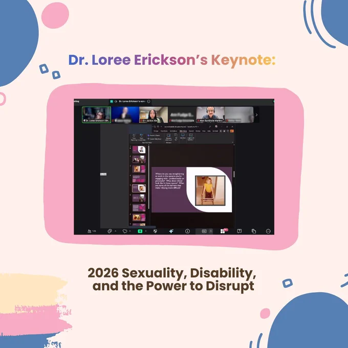 Abstract slide featuring Dr. Loree Erickson's Keynote presentation. The image on screen depicts her slide on "straightening".