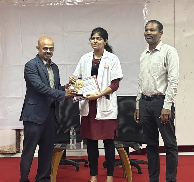 Shri. C. Stanley John, Wing Commander (Retd), IAF, Director General, National institute for Quality and Reliability, Chennai, distributed certificates and medals to HRD students as part of commemoration of '150 Years of Vande Mataram'. 