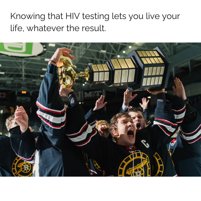 Knowing that HIV testing lets you live your life whatever the result.