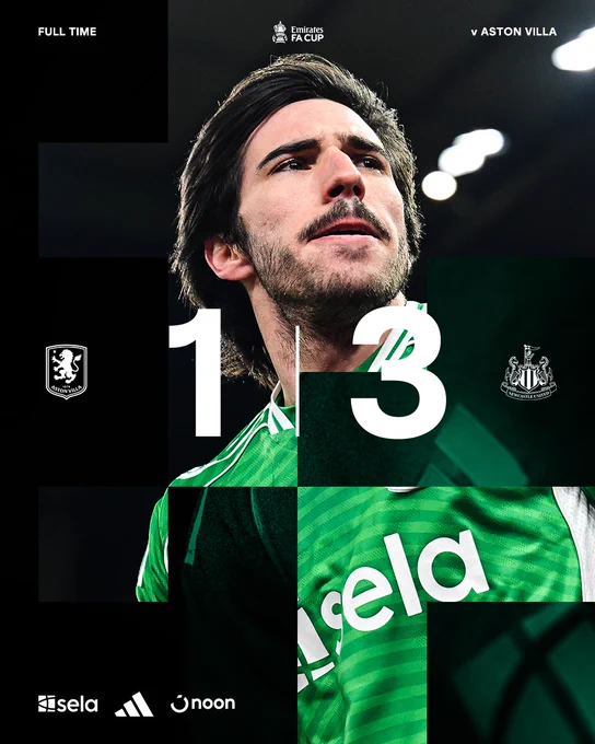 Aston Villa 1 Newcastle United 3