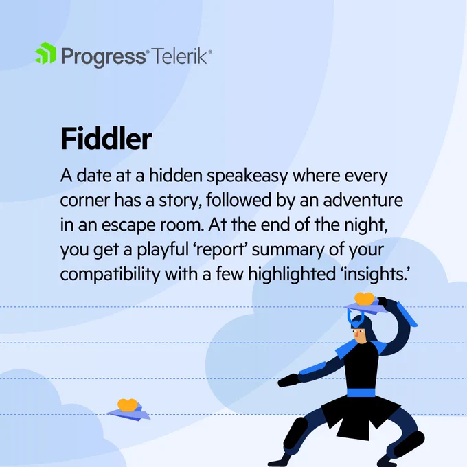 Valentine's Day Card: Fiddler