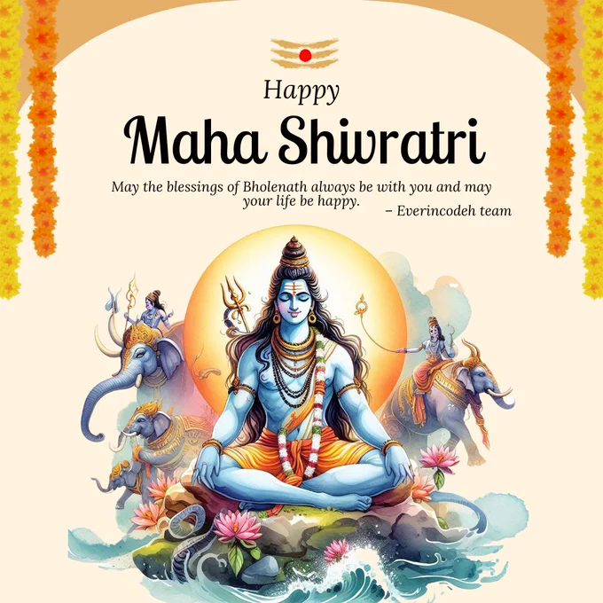 🔱 Happy Mahashivratri 🙏

On this sacred night of Mahashivratri, may Lord Shiva bless us with clarity in vision, strength in challenges, and stability in every decision we take.

Mahashivratri reminds us that true power lies in balance — between action and patience, ambition and wisdom, growth and groundedness.

As we continue building, creating, and striving forward, may we carry the calm focus of Mahadev and the resilience of Neelkanth within us.

Har Har Mahadev. 🕉️✨