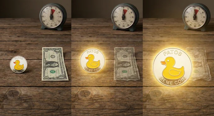 Patos Meme Coin's deflationary mechanisms are designed to increase value over time