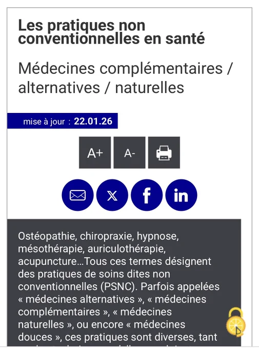 Capture du lien
