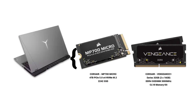 #LenovoLegion upgrade 💻 💾:

1⃣ CORSAIR - MP700 MICRO 4TB PCIe 5.0 x4 NVMe M.2 2242 SSD | £854.99

🔗: https://www.corsair.com/uk/en/p/data-storage/CSSD-F4000GBMP700MCR/mp700-micro-4tb-pcie-5-0-x4-nvme-m-2-2242-ssd-cssd-f4000gbmp700mcr

2⃣ CORSAIR - VENGEANCE® Series 32GB (2 x 16GB) DDR4 SODIMM 3000MHz CL18 Memory Kit | £254.99

🔗: https://www.corsair.com/uk/en/p/memory/cmsx32gx4m2a3000c18/vengeancea-series-32gb-2-x-16gb-ddr4-sodimm-3000mhz-cl18-memory-kit-cmsx32gx4m2a3000c18

#CORSAIR #SSD   #MemoryKit