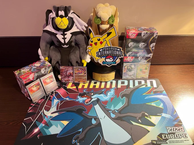 Additional thanks to my friends who I could not fit in the original post. Huge thanks to Sam for being someone who I could ask anytime to run a game with me, and he would be there to help out. Huge shoutout to Esa who helped me prepare for the second day of competition when I was worried about certain matchups. Big shoutout to Leland who I completely freeloaded off of for this event. He taught me liter everything about this team and showed me the ins and outs of all the important matchups. Big shoutout to my local scene who have supported me ever since I started playing VGC back in 2023-2024. Lastly, shoutout to all my other friends who made going to EUIC fully worth it. It would not be nearly as fun without the people who make each event feel special.