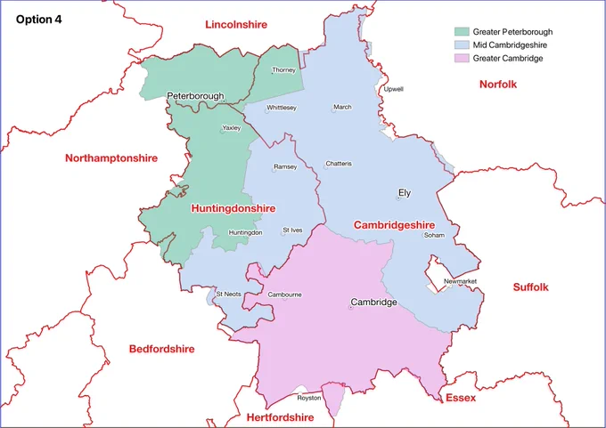 Whilst the name “Greater Peterborough” doesn’t actually misuse a historic county name, it is a bizarrely contrived name that is inappropriate for an area which includes half of Huntingdonshire. The name “Mid Cambridgeshire” for an area which includes the other half of Huntingdonshire is also woeful. Better names would be “Peterborough and West Huntingdonshire” and “East Cambridgeshire and East Huntingdonshire“.